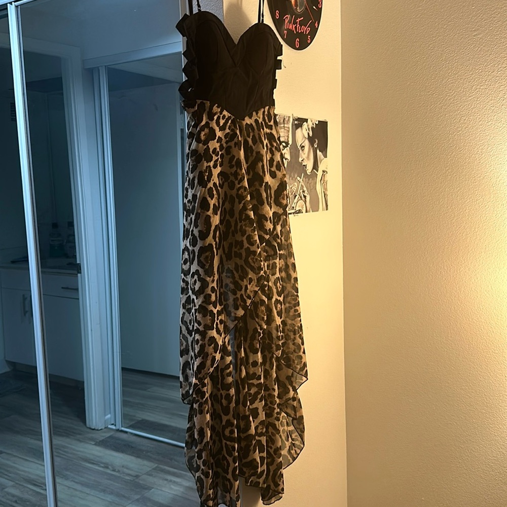 Size medium long leopard Windsor dress